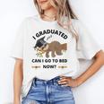 I Graduated Can I Go Back To Bed Sloth Graduation Cap Unisex T-Shirt