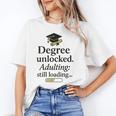 Graduation 2025 Degree Unlocked Adulting Still Loading Unisex T-Shirt