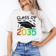 Graduation Class Of 2035 Hand Prints Space Pre-K -12th Grade Unisex T-Shirt