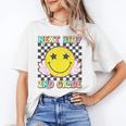 Groovy Next Stop 2nd Grade 1st Grade Graduation 2025 Unisex T-Shirt