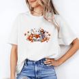 Halloween Book Lover Ghost Witch Books & Pumpkins Unisex T-Shirt