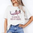 Id Rather Be With My Axolotl Salamander Introvert Unisex T-Shirt Id Rather Be With My Axolotl Salamander Introvert Unisex T-Shirt