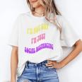I'm Just Social Distancing Introvert Funny Unisex T-Shirt I'm Just Social Distancing Introvert Funny Unisex T-Shirt