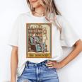 Introvert Homebody Awkward Skeleton The Homebody Tarot Card Unisex T-Shirt Introvert Homebody Awkward Skeleton The Homebody Tarot Card Unisex T-Shirt