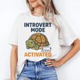 Introvert Mode Activated Low Social Battery Box Turtle Unisex T-Shirt