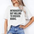 Introverted Bookworm Books Introvert Unisex T-Shirt