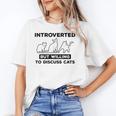 Introverted But Willing To Discuss Cats Introvert Shy Unisex T-Shirt Introverted But Willing To Discuss Cats Introvert Shy Unisex T-Shirt