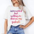 Introverted Willing To Discuss Gabali Introvert Unisex T-Shirt Introverted Willing To Discuss Gabali Introvert Unisex T-Shirt