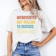 Introverted But Willing To Discuss Running Hobby Unisex T-Shirt Introverted But Willing To Discuss Running Hobby Unisex T-Shirt