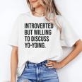 Introverted Yoyo Toy Player Yo-Yo Introvert Unisex T-Shirt