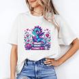 Just A Girl Who Loves Dragons And Books Cute Dragon Reading Premium Tri-Blend Unisex T-Shirt Just A Girl Who Loves Dragons And Books Cute Dragon Reading Premium Tri-Blend Unisex T-Shirt