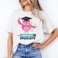 Kindergarten Graduation Tee Shirt Pink Owl T-Shir Unisex T-Shirt