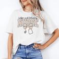 Labor And Delivery Nurse Stethoscope Coquette Bow Graduation Unisex T-Shirt