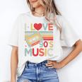 I Love 90's Music Retro Style Nostalgia Cassette 1990s Party Premium Tri-Blend Unisex T-Shirt