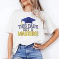 Masters Degree Proud Dad Graduation Shirt MBA Social Work Unisex T-Shirt