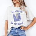 My Memory Is Terrible Floppy Diskette Memory Module Raglan Baseball Tee Unisex T-Shirt My Memory Is Terrible Floppy Diskette Memory Module Raglan Baseball Tee Unisex T-Shirt