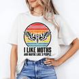 I Like Moths And Maybe 3 People Insect Moth Lovers Introvert Unisex T-Shirt