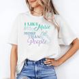 I Like Music More Than People Introvert Music Lover INTP Pun Unisex T-Shirt