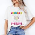 Nurse MSN Graduation Unicorn T-Shirt Nursing School Unisex T-Shirt
