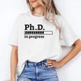 PhD In Progress Graduation Progress Bar Shirt Unisex T-Shirt