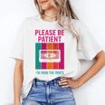 Please Be Patient I'm From The 1900s Retro Cassette Tape Premium Tri-Blend Unisex T-Shirt
