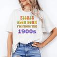 Please Slow Down I'm From The 1900s Retro Vintage 70 Premium Tri-Blend Unisex T-Shirt