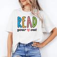 Read Your Heart Read Reading Librarian Book Across America Unisex T-Shirt