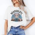 Readsolotl Book Lover Reading Axolotl Kids Reader Unisex T-Shirt Readsolotl Book Lover Reading Axolotl Kids Reader Unisex T-Shirt