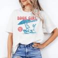 Retro Book Girl Summer Beach Vacation For Book Lover Unisex T-Shirt
