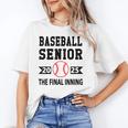 Senior Class Of 2025 Baseball Senior Night Graduation Party Unisex T-Shirt
