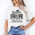 Senior Mom Class Of 2025 Senior Mama 2025 Leopard Graduation Unisex T-Shirt
