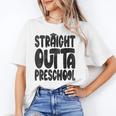 Straight Outta Preschool Graduation Cap Gown 2022 Cute Unisex T-Shirt