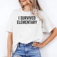 I Survived Elementary Graduation School Student Unisex T-Shirt