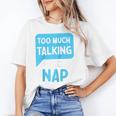 Too Much Talking I Need A Nap For Introverts Raglan Baseball Tee Unisex T-Shirt