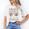 Teacher Summer Break Most Likely To Read Books All Summer Unisex T-Shirt