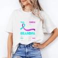 Teal & Purple In Memory Of My Grandpa Suicide Prevention Raglan Baseball Tee Unisex T-Shirt