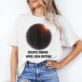 Total Solar Eclipse April 2024 Sky Watcher Memory Unisex T-Shirt Total Solar Eclipse April 2024 Sky Watcher Memory Unisex T-Shirt