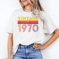 Vintage 1970 Retro Style 70's Born Nostalgia Vibes Birthday Premium Tri-Blend Unisex T-Shirt