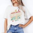 Vintage 1980 Retro Badge Decade Nostalgia Graphic Emblem Premium Tri-Blend Unisex T-Shirt