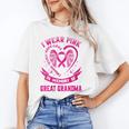 I Wear Pink In Memory Of Great Grandma Breast Cancer Graphic Unisex T-Shirt I Wear Pink In Memory Of Great Grandma Breast Cancer Graphic Unisex T-Shirt