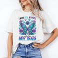 I Wear Teal Purple In Memory Of My Dad Suicide Awareness Unisex T-Shirt