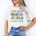 I Will Read Books Everywhere Across America Child Readers Unisex T-Shirt I Will Read Books Everywhere Across America Child Readers Unisex T-Shirt