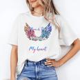 Wings In Memory Of Mom Dad In Heaven Guardian Angel Memorial Unisex T-Shirt Wings In Memory Of Mom Dad In Heaven Guardian Angel Memorial Unisex T-Shirt