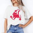 Yk2 Grunge Scary Cat With Shooting Stars 90s Nostalgia Unisex T-Shirt Yk2 Grunge Scary Cat With Shooting Stars 90s Nostalgia Unisex T-Shirt