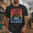 2nd Grade Level Complete Graduation Student Video Gamer Unisex T-Shirt