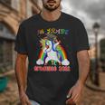 5th Grade Graduate Class 2021 Dabbing Unicorn Graduation Unisex T-Shirt