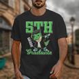 5th Grade Graduate Dinosaur Dab Graduation School Unisex T-Shirt