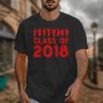 & Red Class Of 2018 Senior GraduationShirt Unisex T-Shirt