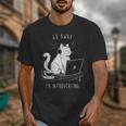 Antisocial Introvert Cat With Coffee On Computer Emo Goth Unisex T-Shirt Antisocial Introvert Cat With Coffee On Computer Emo Goth Unisex T-Shirt