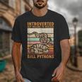Ball Python Snake Introvert Ball Python Unisex T-Shirt